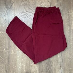 Marine Layer Allison pant in maroon XL